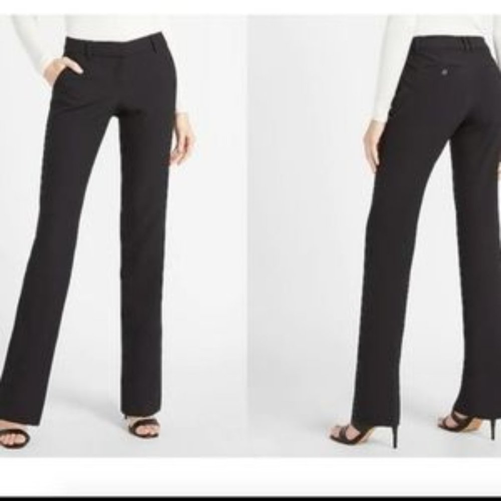 Sale! NWT - Express Editor Barely Boot Cut Pants in Black - 8 Regular
